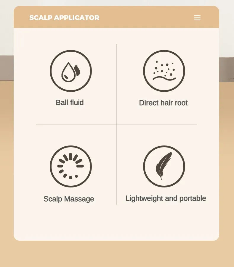 Oil Liquid Guiding Massager Scalp
