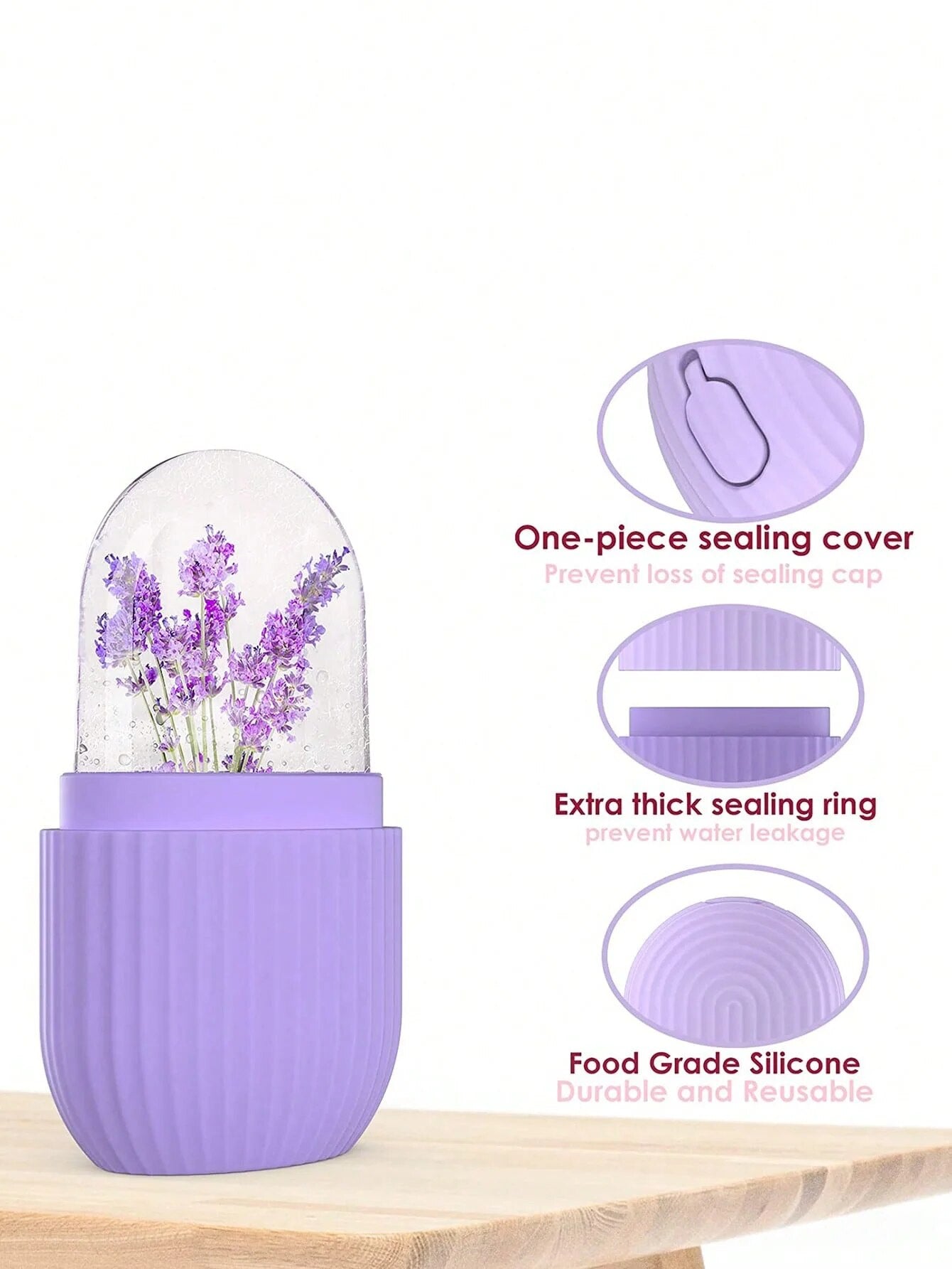 Silicone Ice Cube Massager for Face Beauty