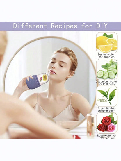 Silicone Ice Cube Massager for Face Beauty